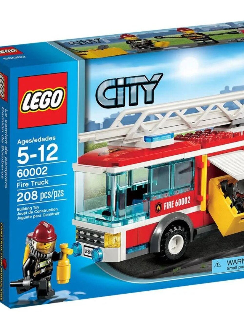 Lego City Fire Truck 60002 Complete Set